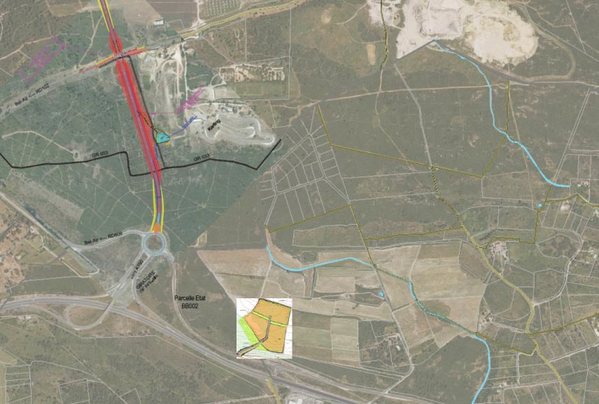 Carte de l'emplacement du site à l'étude