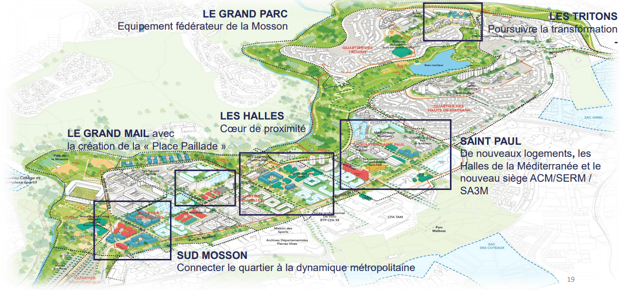 Plan projet Mosson-ANRU