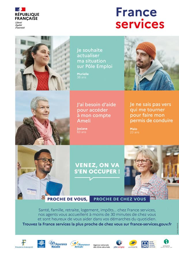 Santé, famille, retraite, logement, impôts... chez France Services, nos agents vous accueillent à moins de 30 minutes de chez vous et sont heureux de vous aider dans vos démarches du quotidien. Trouvez la France services la plus proche de chez vous sur france-services.gouv.fr