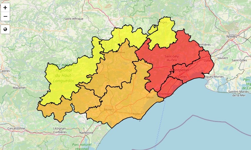 carte prefecture risque incendie feux foret